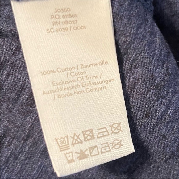 Boden Carina Pom Pom Dress Heathered Navy Size 2 - Picture 13 of 15